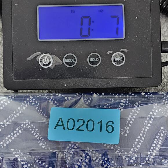 Be Bop Pants Womens L Blue White Chevron Printed Pull On Tapered Leg Pockets - Picture 10 of 10